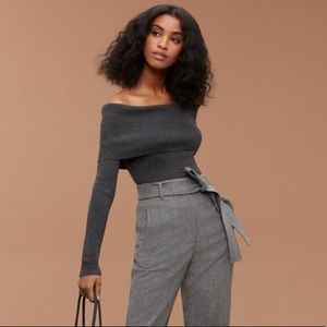 Wilfred Croquis Sweater — Charcoal — Size M